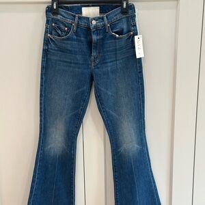 MOTHER Dark Blue Flare Jeans